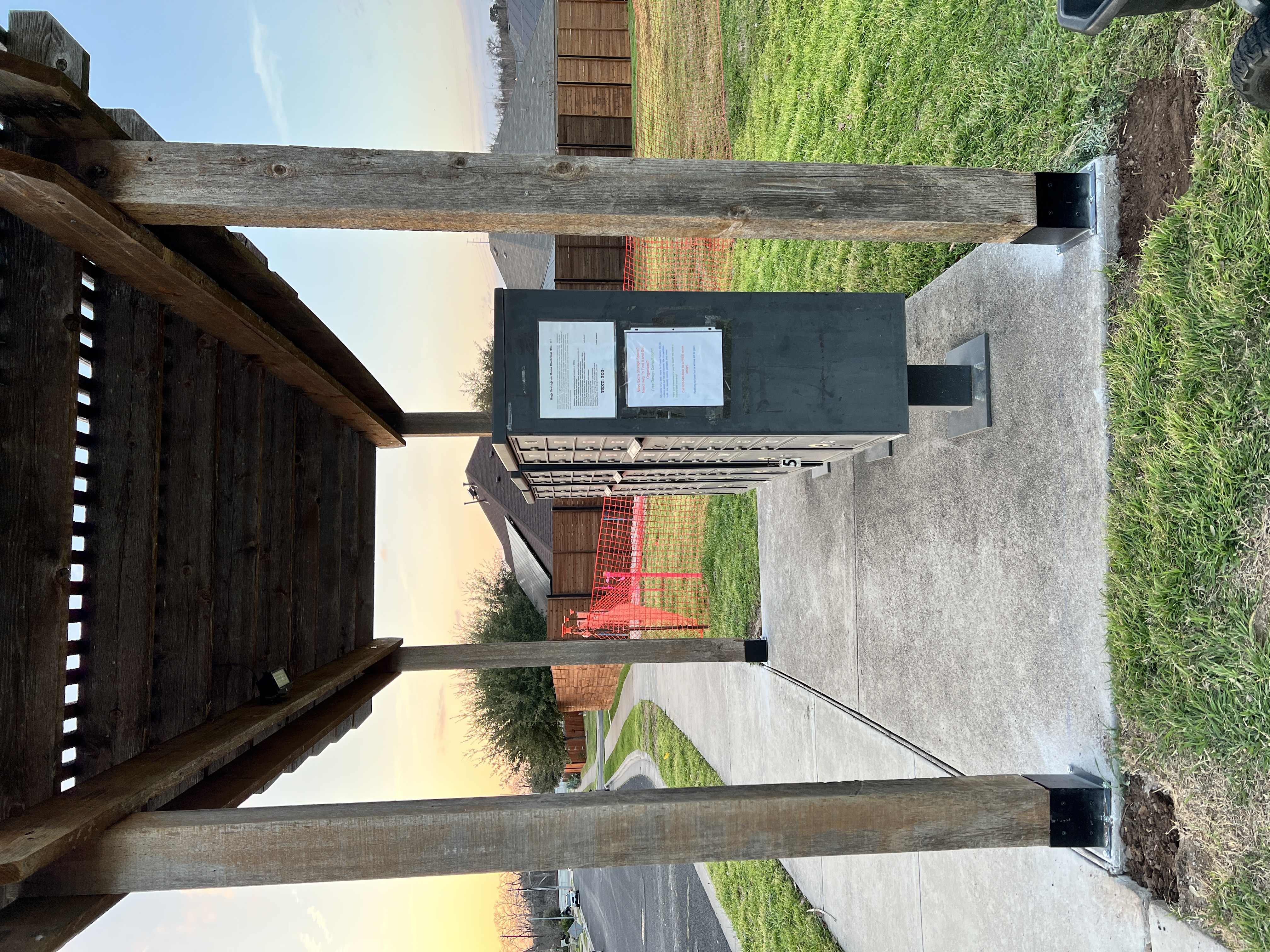 Squaring Pergola - After