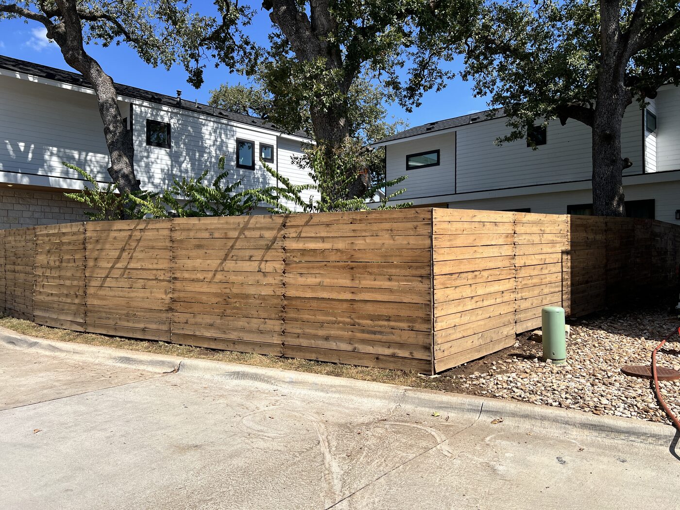 Fence — washing in progress