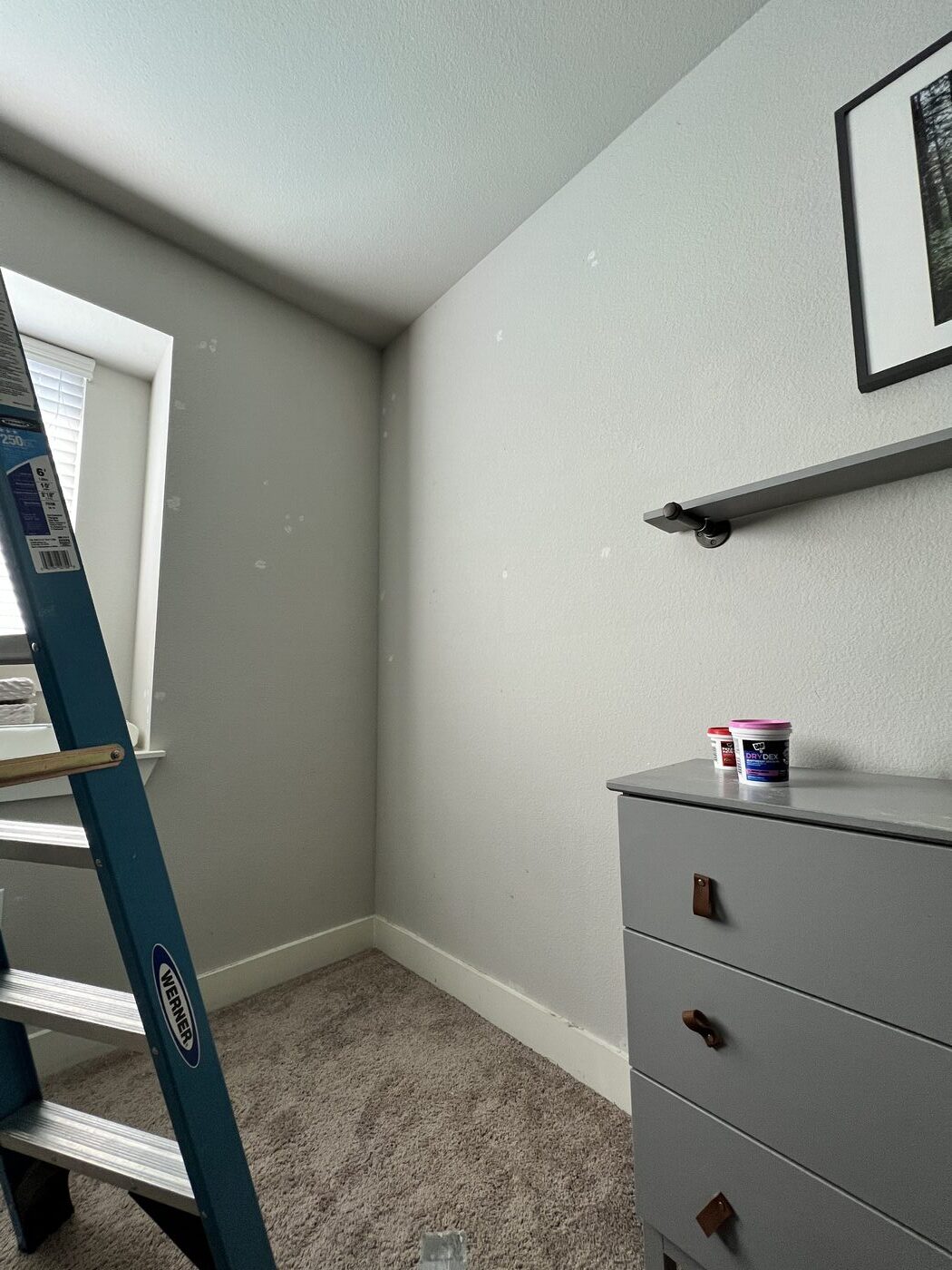 Climbing wall removed — after