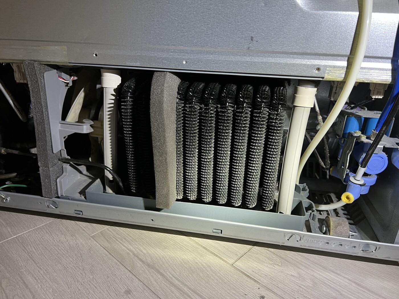 Fridge coils — after