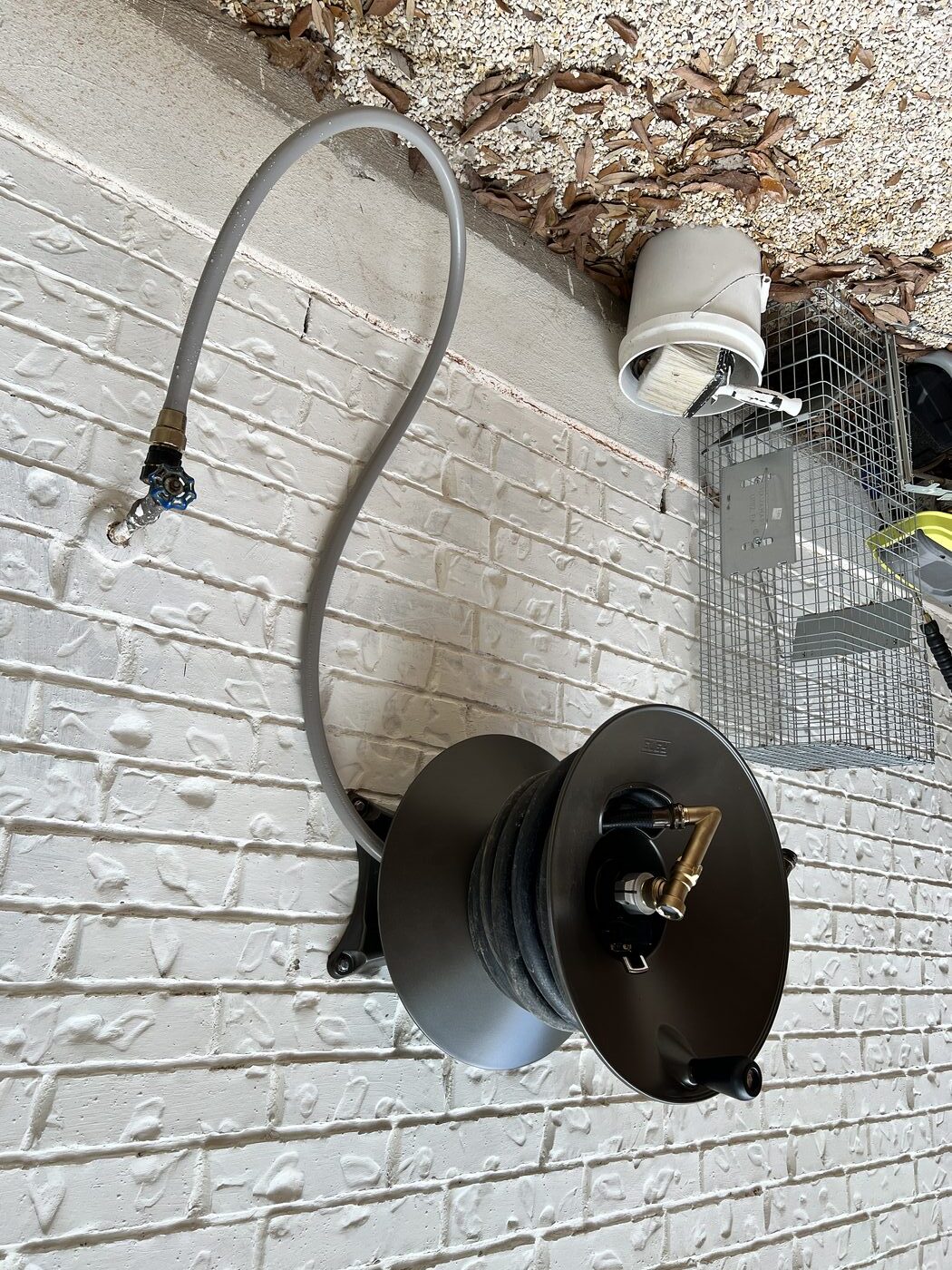 Hose reel — after