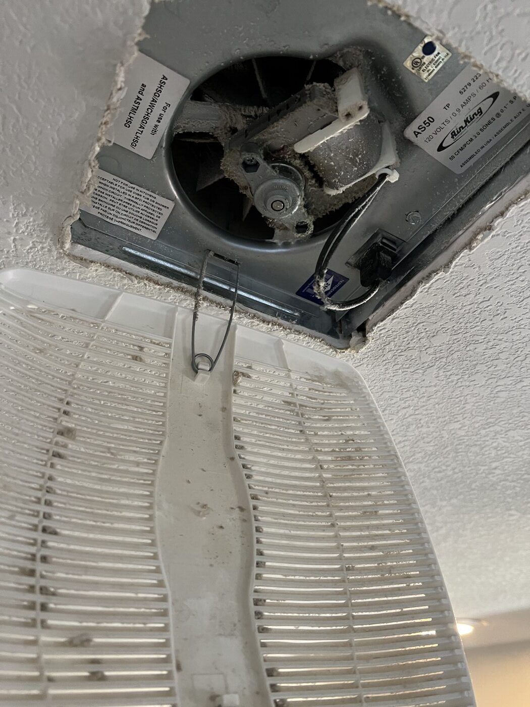 Vent fan — before