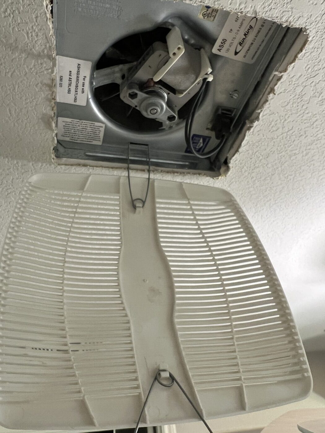 Vent fan — after